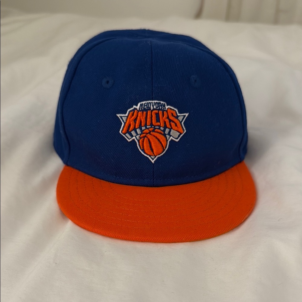 New Era New York Knicks Blue and Orange Cap Infant Size